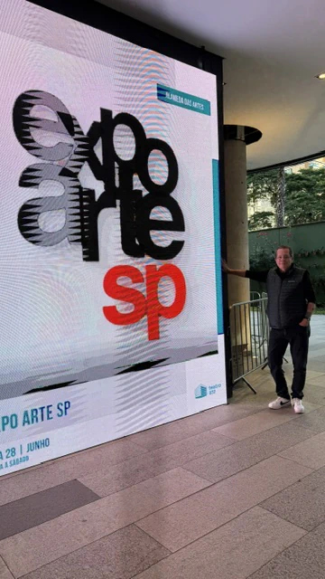 Digital entrance display for Expoarte SP.